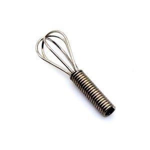 Metal Wire Whisk Miniature Dollhouse Mini Accessory Small Cooking Tool Sauce Kitchen Utensil Cute Tiny Supply Jewelry Supplies Display 1/12