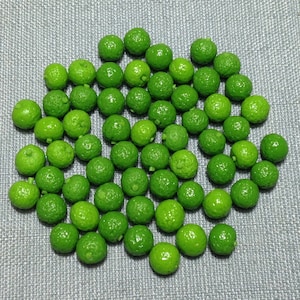 20 Miniature Dollhouse Lemon Lime Fruit Clay Polymer Citron Limes Fruits Supply Cute Little Lemons Small Green Food Jewelry Display 1/12