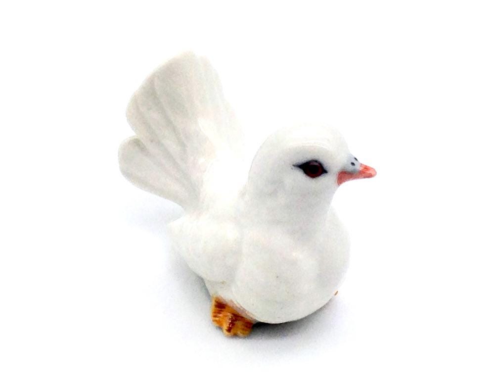 White Pigeon Statue - Etsy