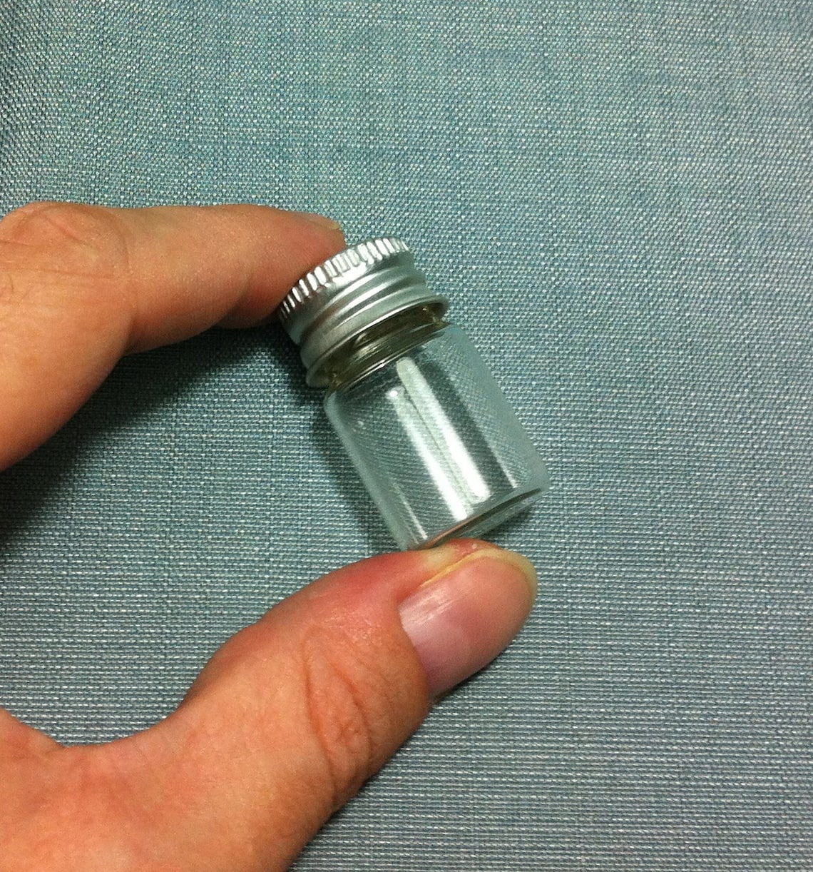 10 Jars Jar Vial Vials Cap Containers Storage Clear Glass Etsy