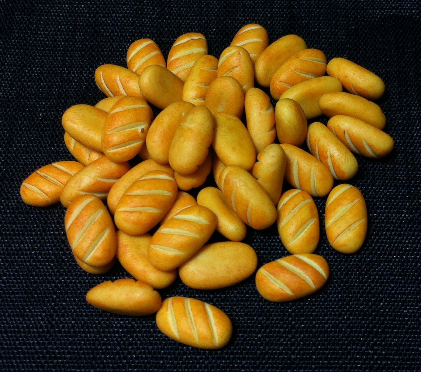 20 Miniature French Breads Mini Clay Polymer Bread Bakery Etsy