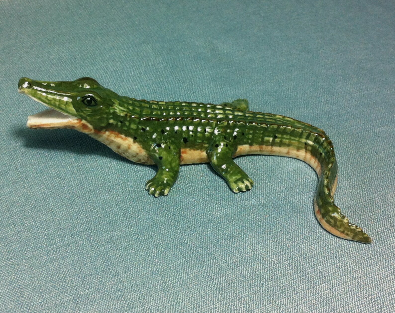 Miniature Ceramic Crocodile Alligator Reptile Animal Cute | Etsy