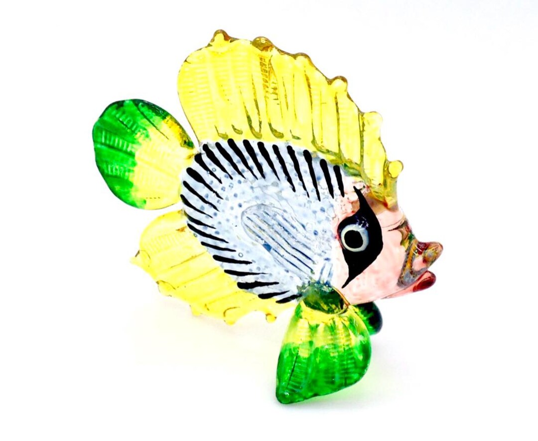 Green Leaf Hand-blown Glass Bottle Gala Rotelli Decor