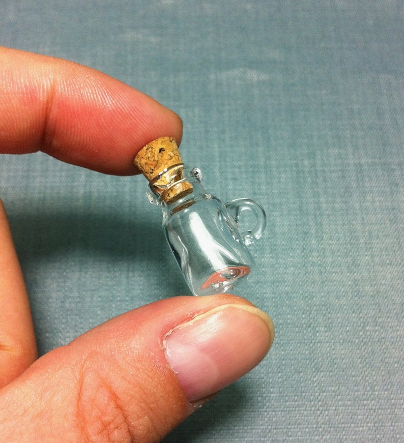 4 Jars Jar Vial Vials Cork Containers Storage Clear Glass Etsy