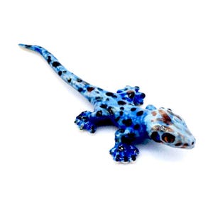 ミニチュア セラミック ヤモリ トカゲ 爬虫類 動物 かわいい 小さな 