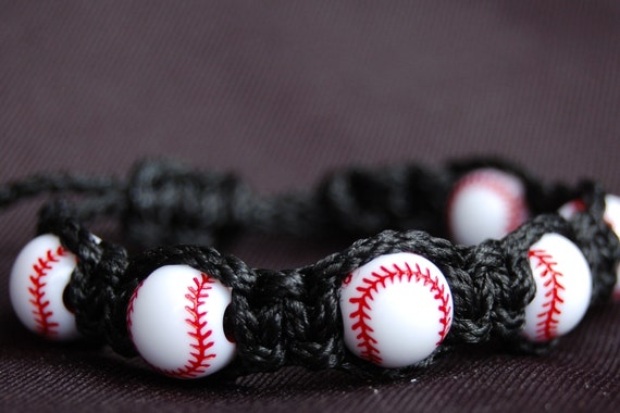boys baseball bracelet
