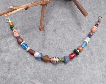Collana di perline miste in stile vichingo per spille da donna, scegli il tuo stile, 27 cm
