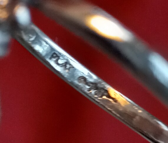 Platinum Diamond and Ruby Ring Wrap A Jaffe - image 7