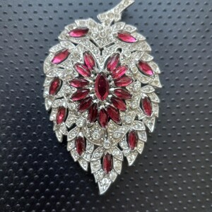 A Beautiful Vintage Rhinestone Fur Clip