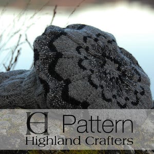 Chevron Beret, Lambswool Beret, Ladies Beret, Knitting Pattern, Chevron Scarf, Knitted Beret Pattern, Instant Download pdf
