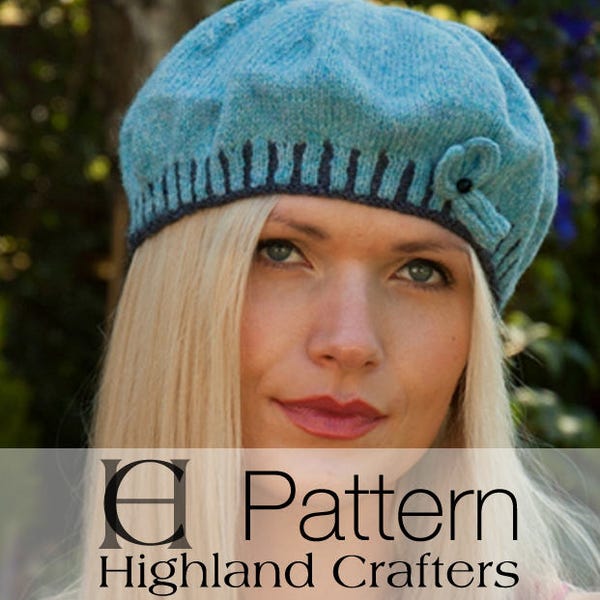 Beret Knitting Etsy