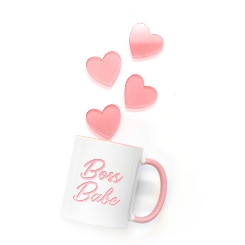 Boss Babe Coffee Mug Business Girl Boss Gift image 1