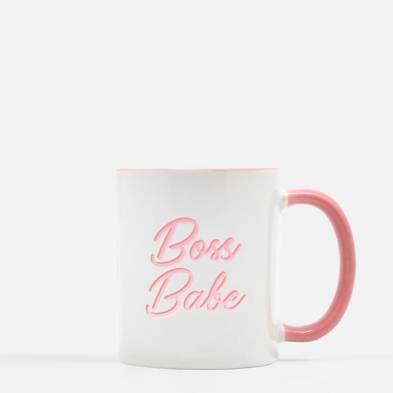 Boss Babe Coffee Mug Business Girl Boss Gift image 2