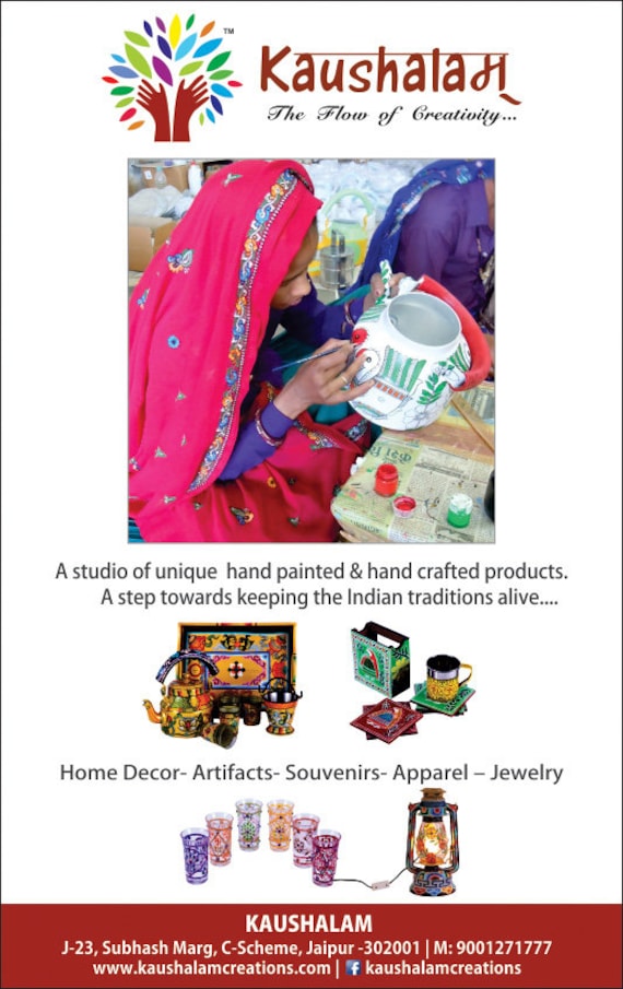 Tea Kettle-kaushalam Hand Painted Emerald Green Teapot, Jaipur City Mural  Art, Gift for Parents, Gift for Art and Tea Lover, 