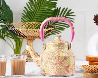 Hand Painted Induction Tea Kettle- Artistic Tea Kettle for Christmas Gift