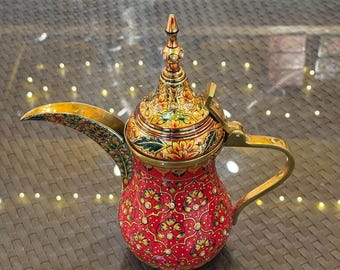 トルココーヒーポット – ヴィンテージの手作業で仕上げられた真鍮製