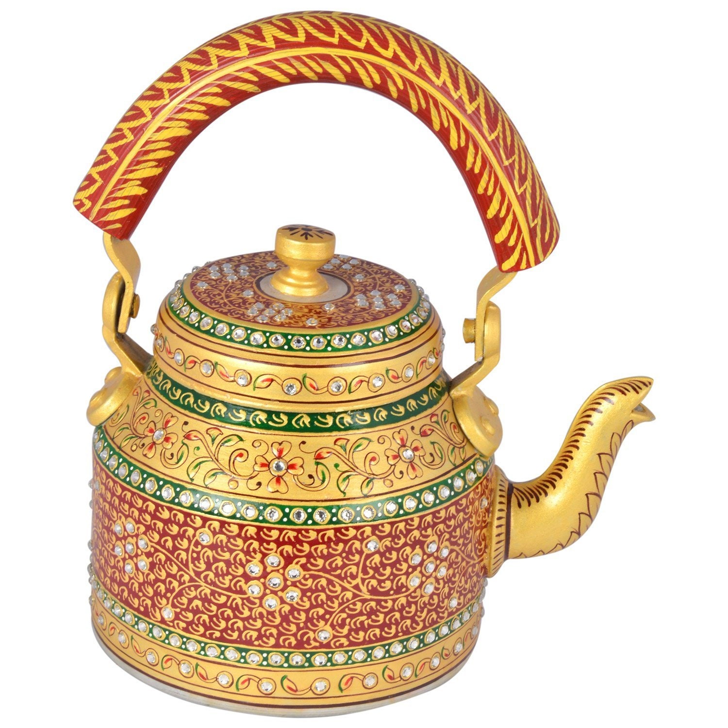 Hand Painted Stainless Steel Induction Tea Kettle om Shanti Spiritual  Painting Kettle, Positive Vibes Tea Pot, Green Tea 