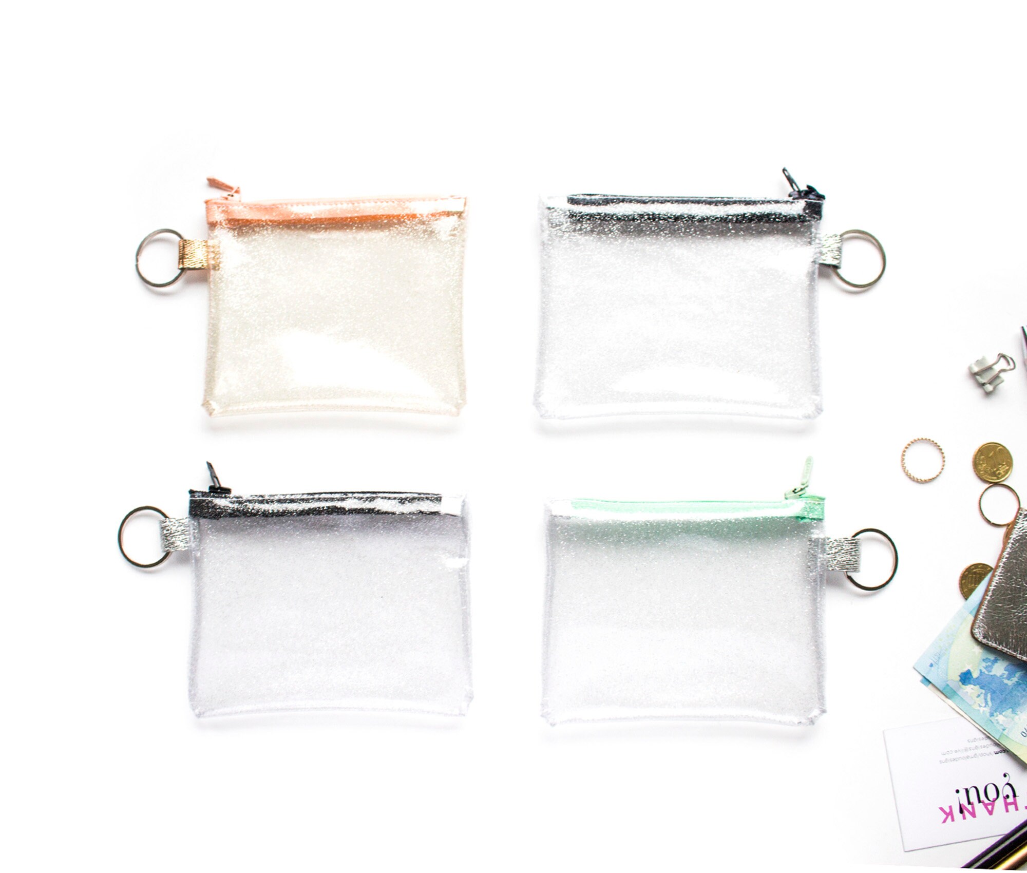 Transparent Clear Pouch Keychain – Lulubelles Boutique