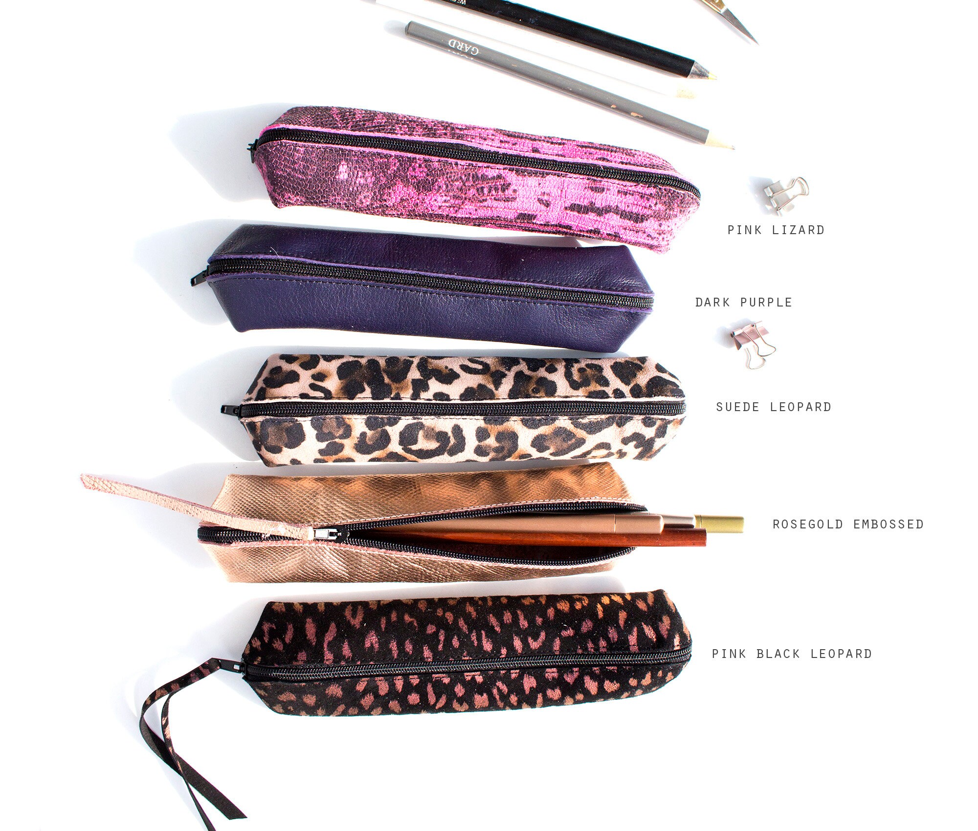 Stift Etui Federmäppchen,Make Up Pinsel Tasche Etui Mäppchen Schwarz W