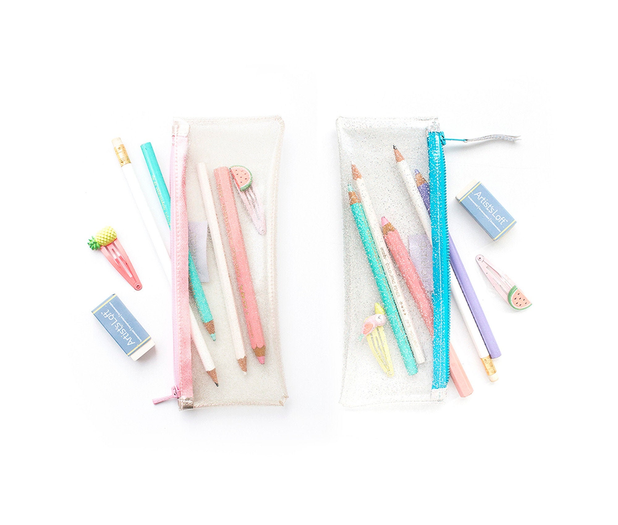 Transparent Pencil Case, Clear Pencil Case, Pencil Bag, Clear Pouch, Korean  Pencil Case, School Suppl…