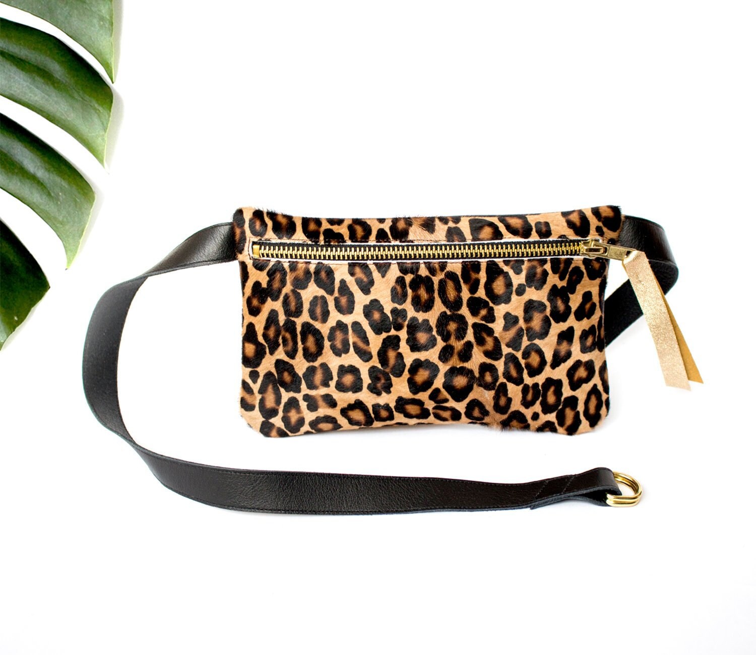 Leopard Belt Bag Cheetah Fanny Pack Calf Hair Hip Bag | Etsy