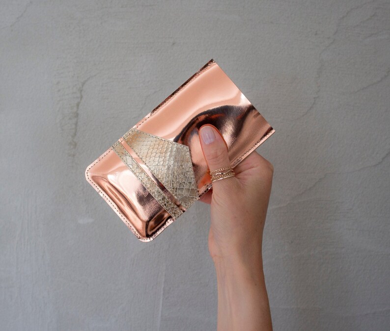 Silver Shiny iPhone Bag Gold iPhone 7 Sleeve Copper Smartphone Pouch Geometric iPhone 8 Sleeve Holographic iPhone 6 Sleeve