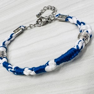 TZITZIT BRACELET Torah Tallit Deut 6:8 Hebrew Bible tzit tzit  10-5-6-5 Name of Creator (YHWH)