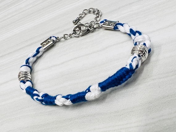 TZITZIT BRACELET Torah Tallit Deut 6:8 Hebrew Bible tzit tzit  10-5-6-5 Name of Creator (YHWH)