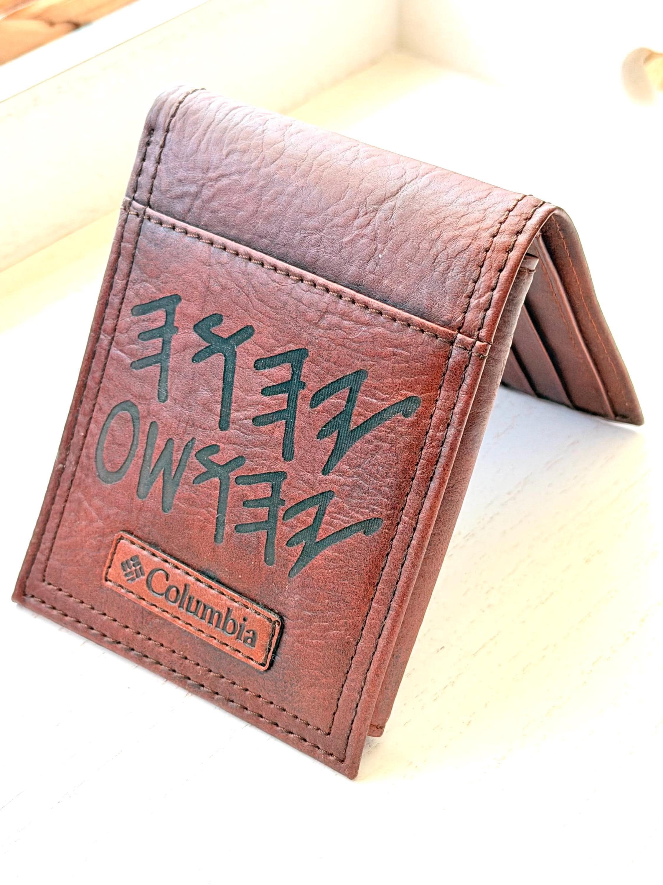Leather YHWH and YAHUSHA Wallet, 2 Sides Lion of Judah - Etsy