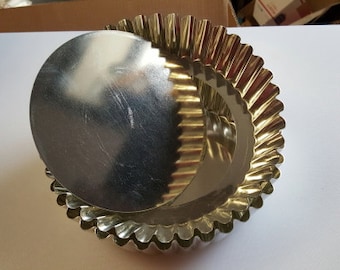 Gobel Fluted Tart Pan – Round Quiche Pan, Removable Bottom