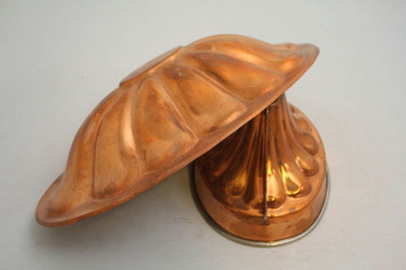 Vintage Copper Oval Ice Nougat mold