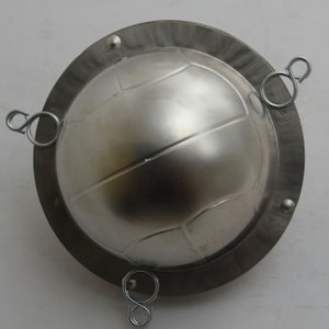 Vintage Stainless Steel Ball Chocolate Mold #15542  4-3/4 inches in diameter