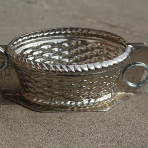 Vintage Basket Chocolate Mold - Food Mold 10cm -  4 inches