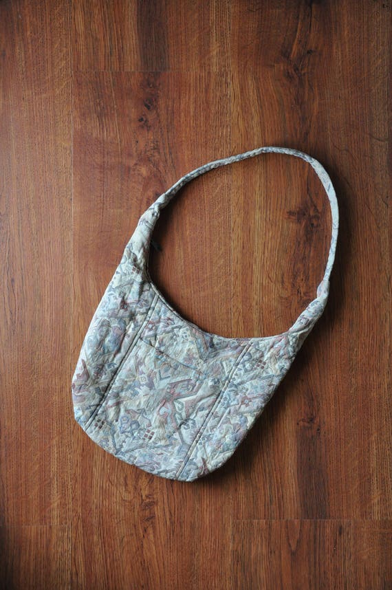 pastel kilim shoulder bag / 80s woven southwester… - image 6