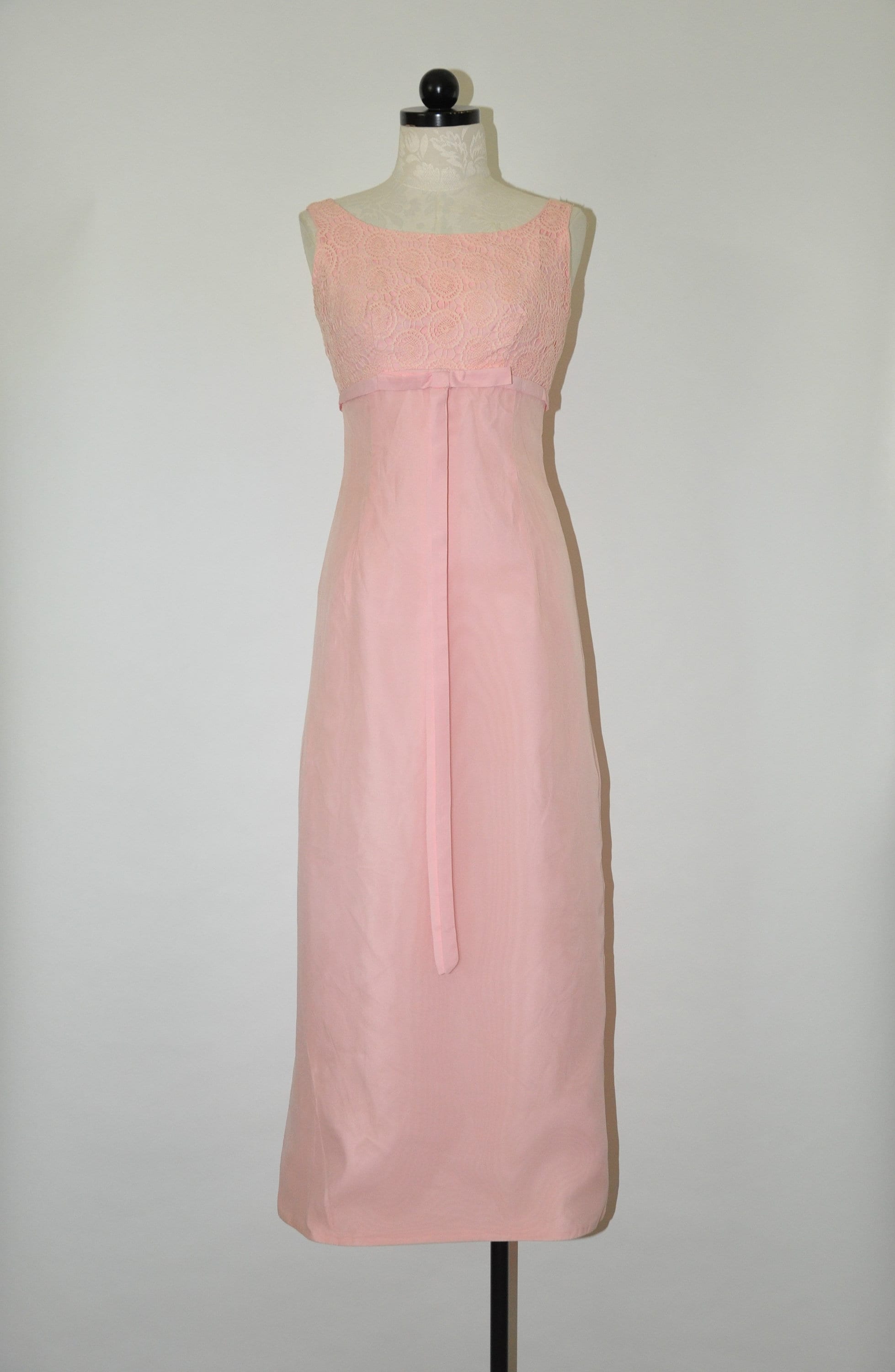pale pink maxi dress