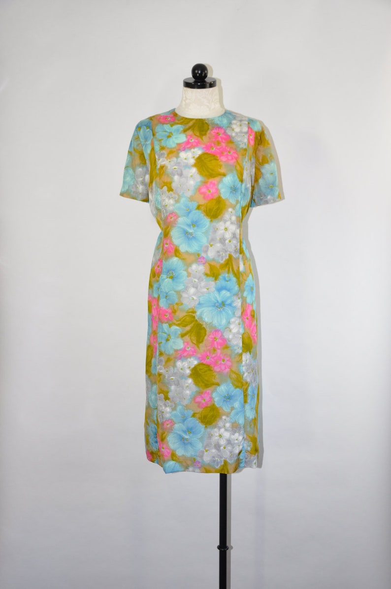 pastel sheath dress