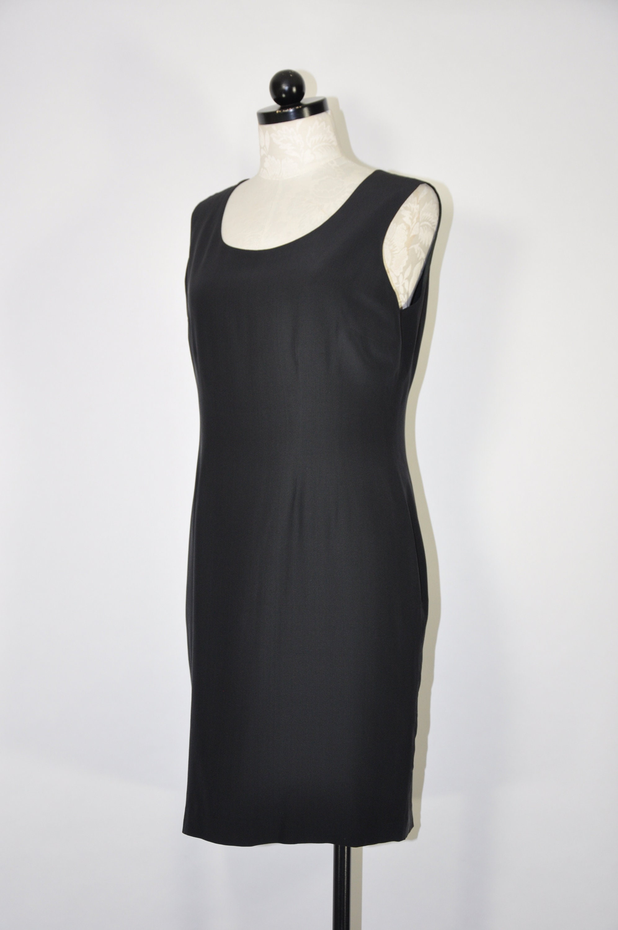 blue dress for baby girl Oh Polly Marina Square Neck Mini Dress in Black main image 1