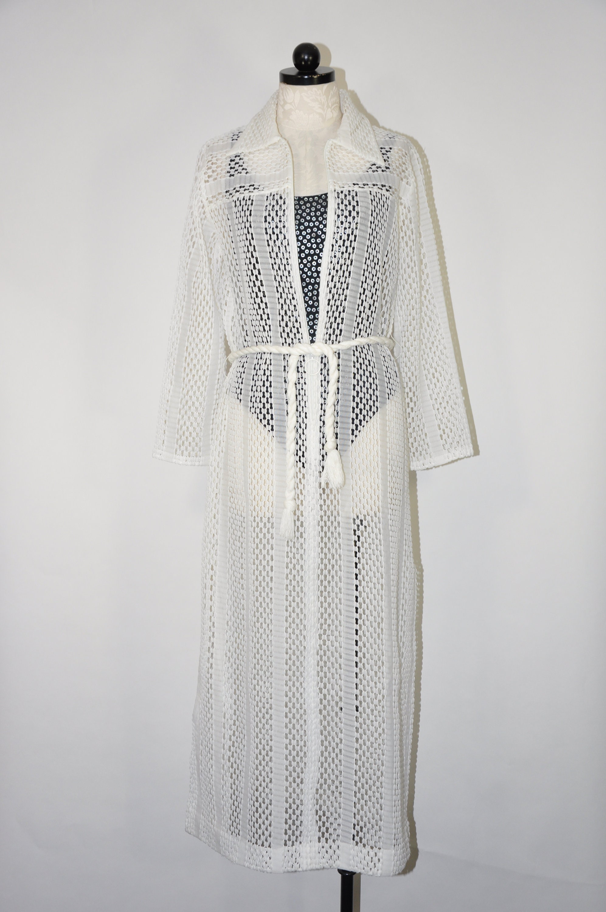 netted maxi dress
