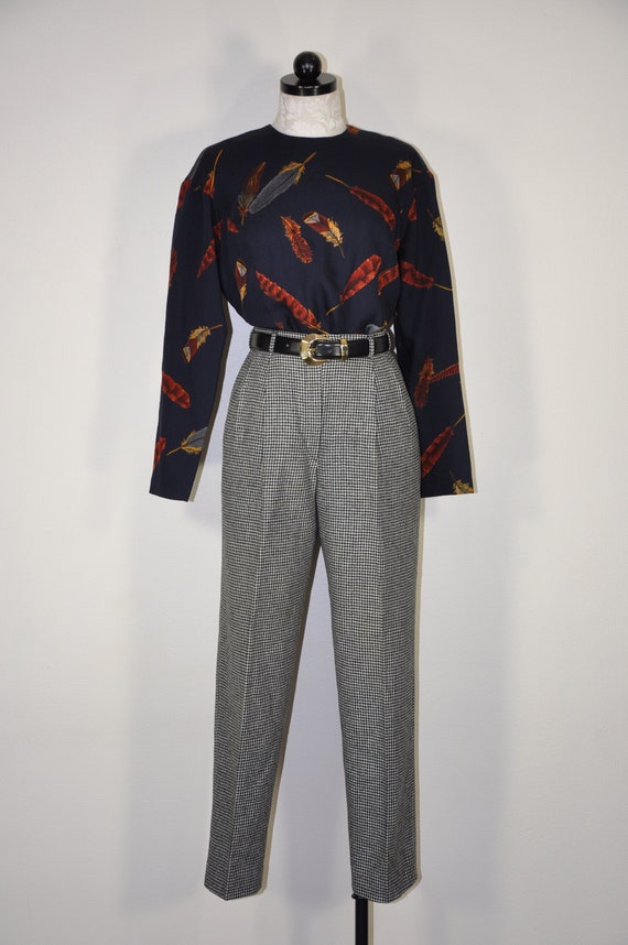 Vintage 90’s blue jersey long sleeve top main image 0