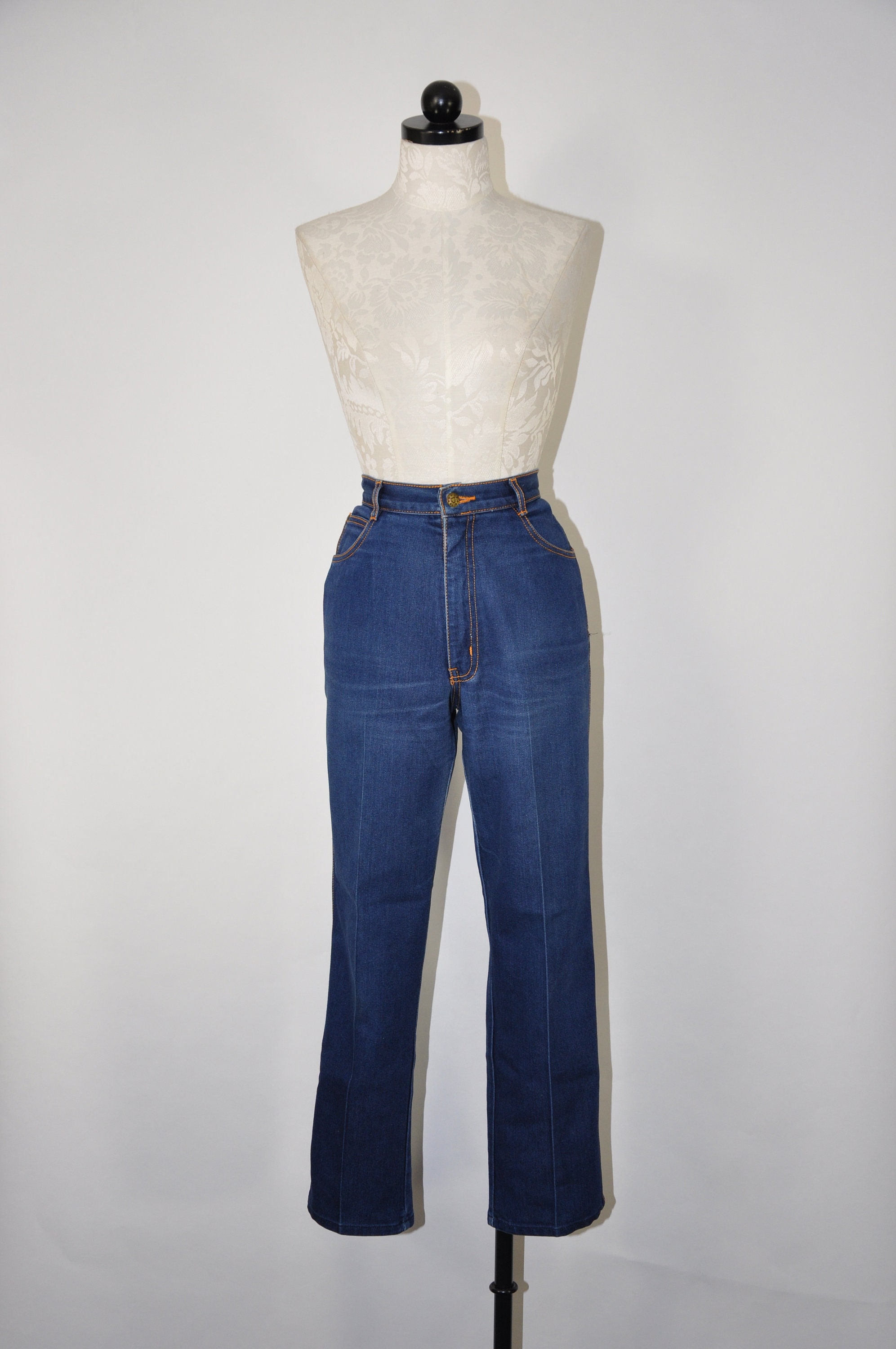 GITANO denim straight pants indigo blue GITANO denim straight pants indigo blue
