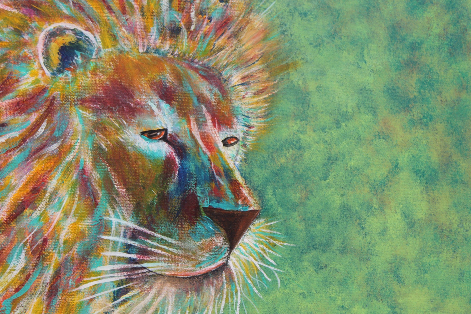 Download Animal And Nature Wall Art Original Artwork Print Abstract Lion Watercolor Painting Watercolor Painting Deshpandefoundationindia Org