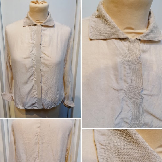 1930s blouse - Beautiful silk blouse from the 30s