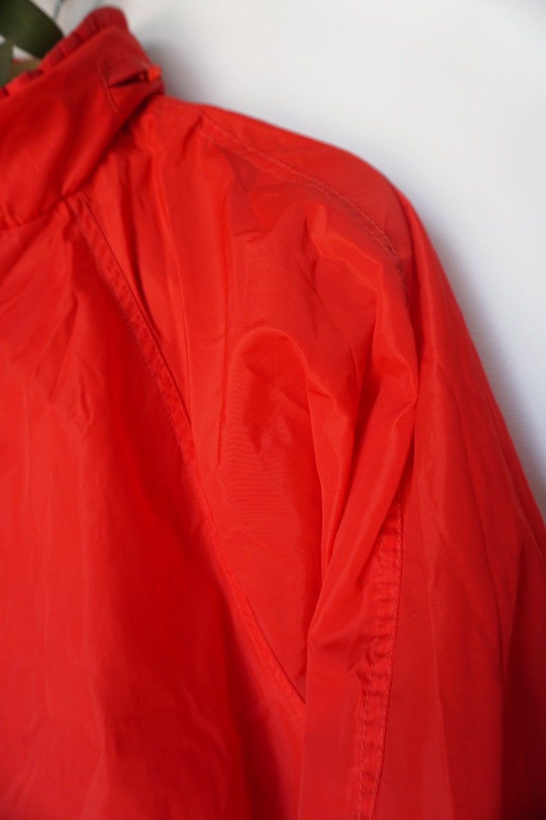 Women's Vintage Eddie Bauer Bright Red Rain Jacket XL - Etsy