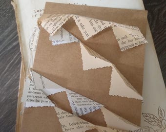 Vintage Book Page Garland, Baby Shower, Book Themed Party Decor, Wedding Decor, Vintage Book Pages, Party Decorations, Made to Order
