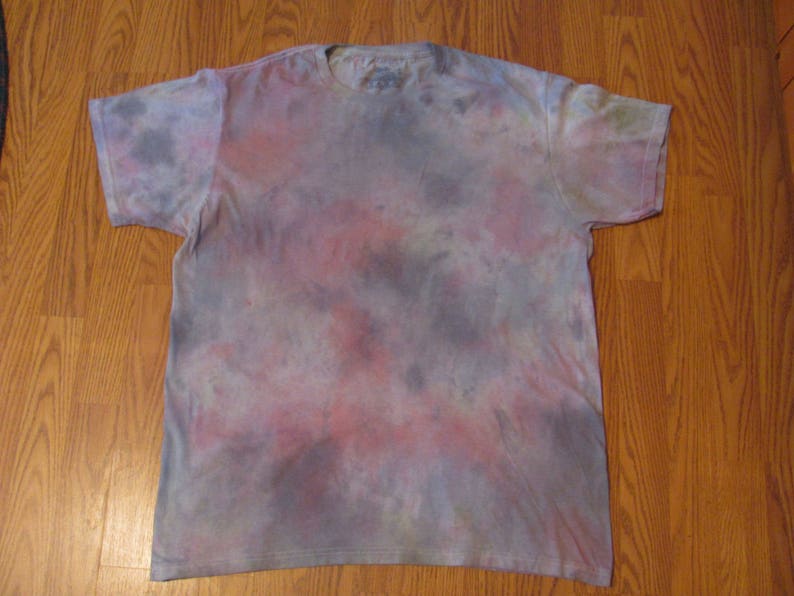 Tie Dye Hippie Style Men S T Shirt Done With Muted Subdued Etsy