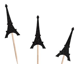 Items Similar To Paris Party Decorations Paris Cupcake Topper