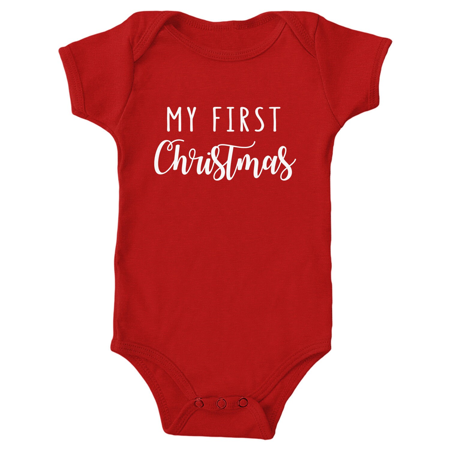 my first xmas baby outfit