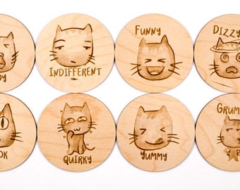 Cat Coasters (set 3)