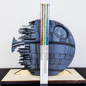 Death Star Bookends, Gray, StarWars, Star Wars, Book Ends image 1