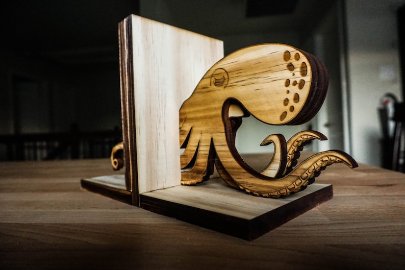 Bookends, Kraken, Octopus, Pirate, Book Ends image 4